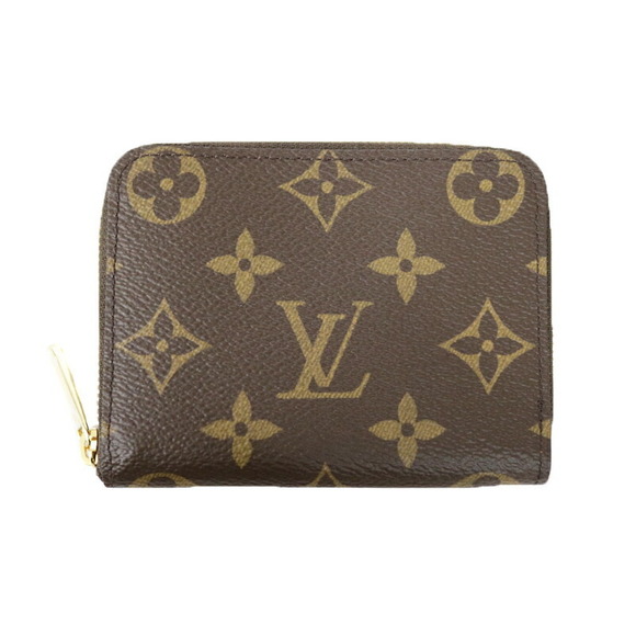 Louis Vuitton Card Coin Un Brown Holder Zippy Monogram - Picture 1 of 6
